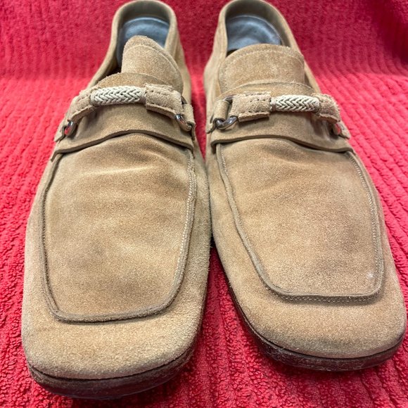 Prada Mens Loafers All Leather Upper and Out Soles Brown Made In Italy - Picture 14 of 16